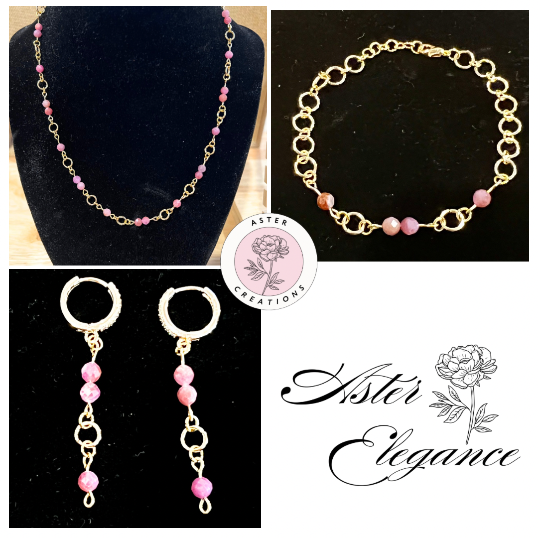 Gorgeous Trio in Red/Pink Sapphire