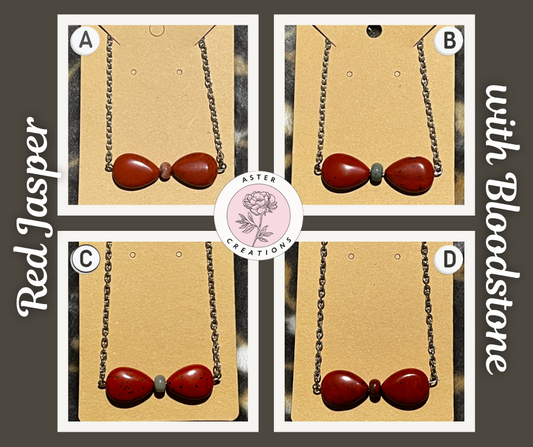Red Jasper with Bloodstone Necklaces