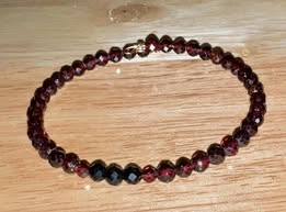 Black Onyx & Garnet Trio