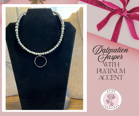Dalmation Jasper Necklace