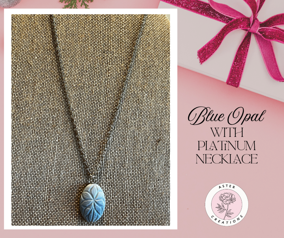 Blue Opal Necklace