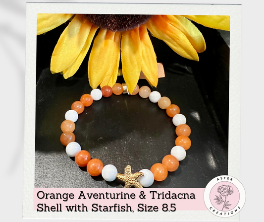 Starfish Bracelet, Size 8.5