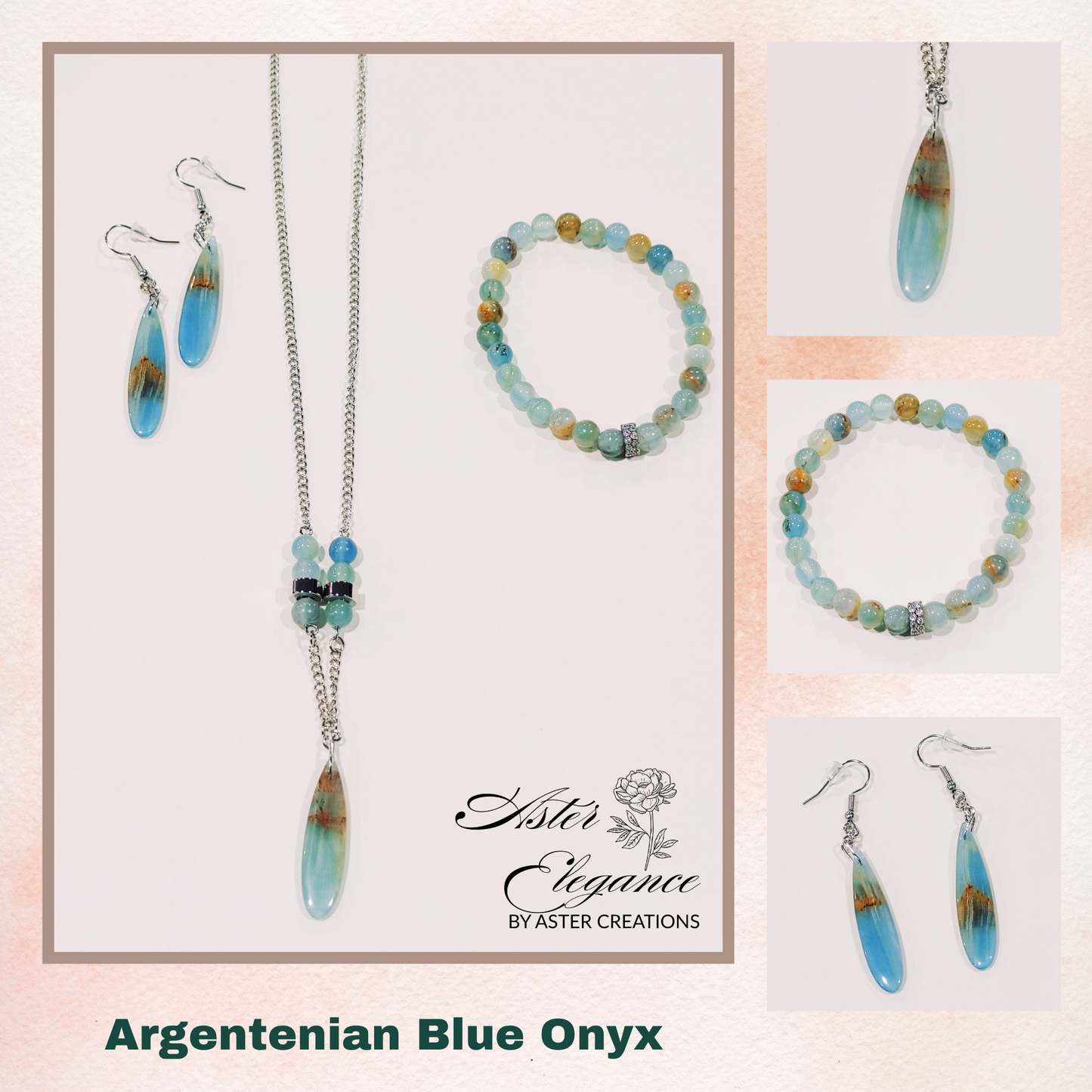 Stunning Lemurian Aquatine Trio