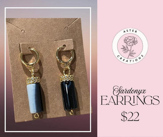 Stunning in Sardonyx Earrings