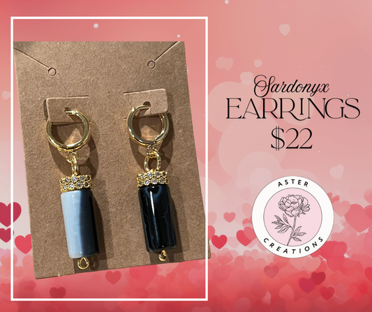 Stunning in Sardonyx Earrings