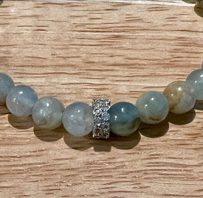 Stunning Lemurian Aquatine Trio